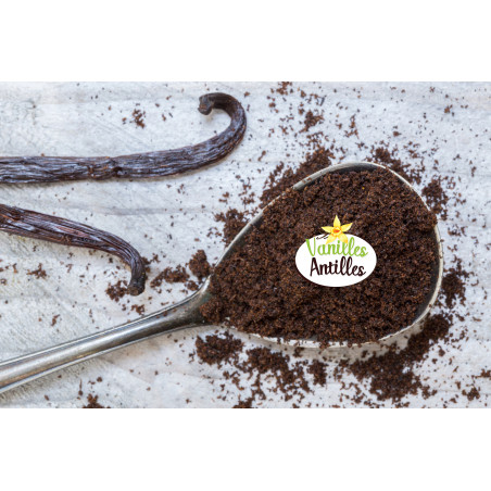 1kg - Poudre pure de Vanille noire Bourbon