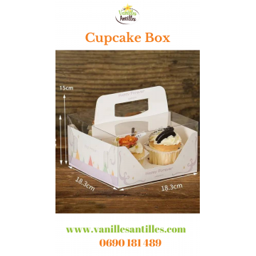 Cupcake box Design 4 trous...