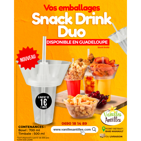 200 Cup snack Drink Duo