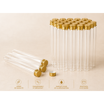 Lot de 500 tubes a essaie...