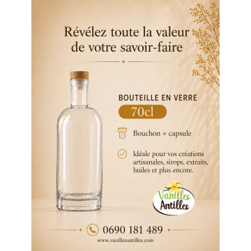 Bouteille 700ml en verre...